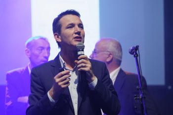 Stéphane André, Directeur Général de RUBIKA, lors des célébrations du 06 octobre 2018.